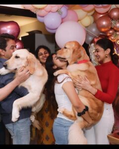 Aishwarya Arjun Instagram - Hope you had a good birthday Anjuuuu 🍓Lots and lots of love 💋🎊 @anj204 @arjunsarjaa