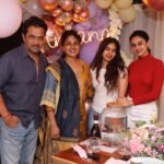 Aishwarya Arjun Instagram - Hope you had a good birthday Anjuuuu 🍓Lots and lots of love 💋🎊 @anj204 @arjunsarjaa