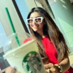 Akanksha Puri Instagram - Just right ❤️ ☕️ . . 📸 @btwitslucky 👗- @chkokko by @alishasabharwal_ PR - @tanvi_prashar Styled @styleitupwithraavi . . #airport #coffee #starbucks #fun #goodvibes #instagood #picoftheday #photooftheday #instagram #india #happy #smile #friends #love #beingme #akankshapuri #❤️