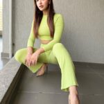 Akanksha Puri Instagram - Go green 💚💚💚💚💚⚡️ Pic credit @ravishankar28070 . . Ootd by @collectiveworld_outfitsbasket Styled by- @Styleitupwithraavi Brand PR by - @tanviprashar
