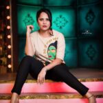 Anasuya Bharadwaj Instagram - Hell yeah! I do it for me! 🤘🏻 For #Jabardast #tonyt PC: @verendar_photography 🥰