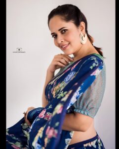 Anasuya Bharadwaj Instagram - .. and perhaps what made her beautiful.. was not her appearance or what she achieved, but in her love and in her courage and in her presumption to believe.. 🧚🌸 For #Jabardast #tonyt Styling @gaurinaidu 🦋 PC : @verendar_photography ✨