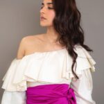 Angira Dhar Instagram - 🎀 . . Stylist @edwardlalrempuia Asst to stylist @asulkr @sushmita_makhija Makeup: @savleenmanchanda Hair: @swapnil_makeupnhair Outfit: @atsusekhose Photos by: @palashvphoto