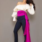 Angira Dhar Instagram - 🎀 . . Stylist @edwardlalrempuia Asst to stylist @asulkr @sushmita_makhija Makeup: @savleenmanchanda Hair: @swapnil_makeupnhair Outfit: @atsusekhose Photos by: @palashvphoto