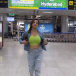 Antara Biswas Instagram – Touchdown #hydrerabad … To All the Guesses in my story … here am I ❤️… #morning #reel #airport #diaries #travel #event #tonight #excited
