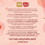 Anushka Sharma Instagram – When I first tried @slurrpfarm at home, I just fell in love 😍 

I met the 2 mothers who started it and we instantly connected on the need to change the way kids and families eat.

Excited to announce that I am now a strategic partner and investor at Wholsum Foods and brand ambassador for Slurrp Farm, along with other soon to-be-launched brands at Wholsum!

Feeding our children right today is not enough; we have to make sustainable food choices, to leave them a better planet ♻️❤️🌎

Let’s put millets in the centre of our plates. Let’s give children better food, better memories and a better tomorrow

#SlurrpFarm #MadeBy2Mothers #NoJunk #Millets #Collab