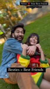 Anya Singh Instagram - TAG a bestie you can’t have a SANE conversation with!! NEVER 💋 Your Best Friend in 7 days April 29th