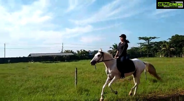 Aparna Das Instagram - I am in Love ❤️ Also this is an Old video and I am a better rider now 😎 #showoff #rider #horse #lovewithhorses #loveridinghorses #love
