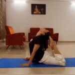 Aparna Das Instagram - Trying new things. Not at all perfect. #yoga.