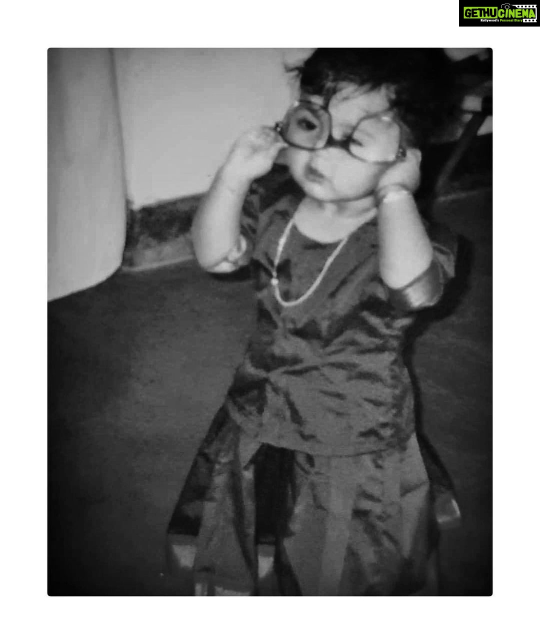 Aparna Das Instagram - Oh Idk why I loved glasses back then. My mom told me every month I break someone’s specs. When I grew up I always wanted to wear glasses till I was forced to wear one. Thats actually when I stopped liking it. #childrensday