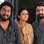 Aparna Das Instagram - Pictures from #Manoharam which I always wanted to post. Memories to cherish forever ❤ #manoharam #behindthescenes #vineethsreenivasan