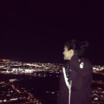 Aparna Das Instagram - Top of the 🌎. #winter #muscat p.s @muhammed.akbar_ sorry for stealing your jacket 😛