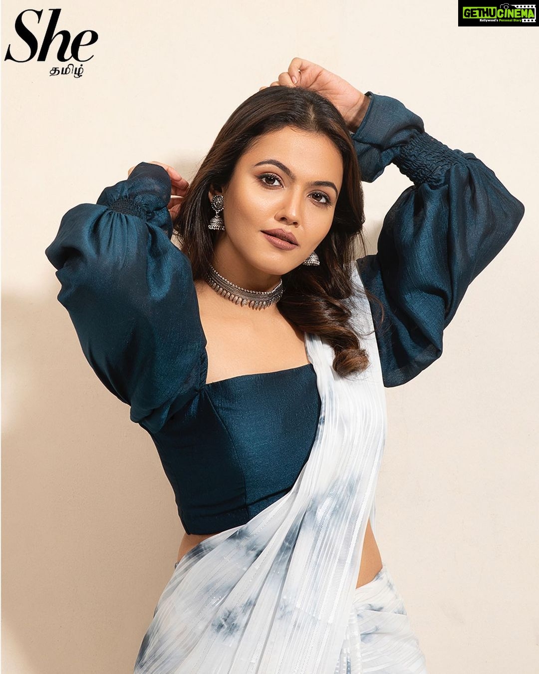 Aparna Das Instagram - She ✨ . Magazine: @she_india (Tamil) Publication: @cherieamour.in Founder: @its.manikandan Photography: @stagecraft.photography Visuals & cuts: @storiesbypreetham Styled by: @indu_ig MUA: @abhirami_mua Outfit: @beufashions Hairstylist: @vyshalisundaram_hairstylist Jewelry : @nira_jewellery Footwear: @taaramitraofficial Studio: @vybn_studio