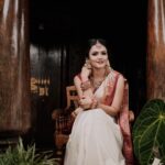 Aparna Das Instagram - Coz I always wondered how I would look as a bride 👰‍♀️☺️ Photography - @sbk_shuhaib Costume Designer - @merlin_lizbet Outfit - @florindesignerstudio MUA - @famnsalon Location - @rossittawoodcastle