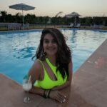 Archana Instagram - #neon #girl #always Even if you can't swim get into the water .. it refreshes you in more ways than u will know ... :) #waterbaby #pool #divein WelcomHeritage Cheetahgarh Resort & Spa