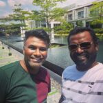 Arunraja Kamaraj Instagram - with @ashokkumar.venuraj cappy 🔥