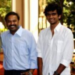 Ashok Selvan Instagram - 2010 It was 2010 and I was working as an assistant photographer. When my boss said we are shooting with director Venkat Prabhu, I was overjoyed because ever since I watched chennai 28 he was an emotion to me. I wore my favourite white shirt and probably the only day I went that early to the spot, and as you can clearly see all my shining white teeth in the photo, I was that the entire shoot, even while holding the reflector, I guess i was giving the reflector a tough fight. I whispered to myself that day that I’ll work with this man someday. 2022 (swipe right) And now 12 years later, I got to work with @venkat_prabhu sir on #ManmathaLeelai. Dreams do come true :)