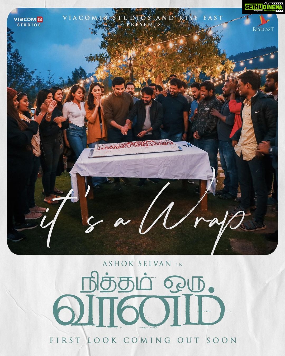 Ashok Selvan Instagram - And that’s a wrap! ‘Nitham Oru Vaanam’ / ‘Aakasham’ is one of the most beautiful scripts I have done and I’m really excited about this project. This one is special and I Can’t wait to show you guys what we’ve made :) updates soon! Cheers and love :) #NithamOruVaanam #Aakasham