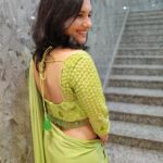 Ashwathy Warrier Instagram – Wore this gorgeous green saree recently for an evening reception party and I absolutely loved it! 

Styled by my one and only @mehndi_jashnani 

Saree designed by @sruthikannath22 
Thank you for this amazing custom made saree with beautiful & intricately designed blouse. 

It was such a satisfying experience wearing a saree after ages.The joy of wearing Indian clothes😍

Thank you both for the beautiful outfit 💕

#greensaree #blouse #reception #partywear #partysaree #designersarees #deaignerblouse #green #actor #model #indianwear #india #uk #london #diamonds #styling #elegant #beautiful #photoshoot #beautiful