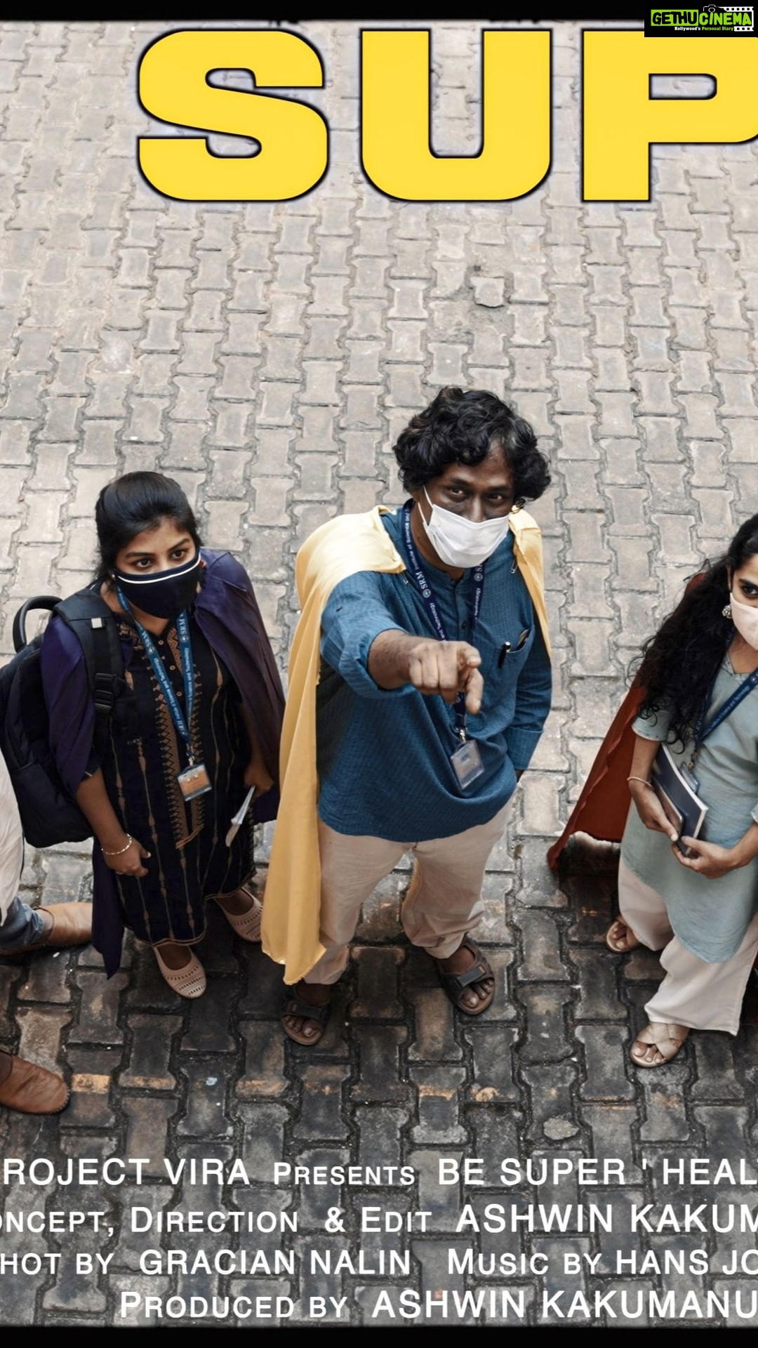 Ashwin Kakumanu Instagram - Here's my short video on the joys of being able to return to in person education and physical interaction with students and teachers vs the virtual model that became a necessity during the pandemic. The idea of being able to return to a learning environment safely is a superpower and to use that power wisely. This video was shot by @gracian.nalin and the philosophy to the video was to show up to the location, and make do with what we had, adding capes to the subjects to create a surrealism and amplify the theme of superpower. It was shot in @srmuniversityofficial School of Architecture and Design and featured the actual students and Faculty. Thank you to HOD Saravana Raja sir for participating and encouraging the students also to participate in my creative experiment. Thank you @ar_anoopmenon for helping me coordinate and to #SRMIST and the Chancellor for giving location permissions. Here's Be Super 'Learn' Concept, Direction & Edit: Ashwin Kakumanu Director of Photography: Gracian Nalin Produced: Project Vira #BeSuper #Superheroes #Superpower #Learn #Education #Filmmaking @Projectvira @sonyalpha @sonyalphain @tropic.colour @Creators
