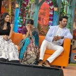 Bhumika Chawla Instagram - Candid on the sets of Chala Hawa Yeu Dya “ —- for the promotions of Operation Romeo —- a beautiful show and loved the performances , laughed at times with tears rolling down :) … Thank you . 💕