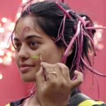 Bindu Madhavi Instagram - Say hie to this cute alien 👾 #BinduMadhavi #BiggBossNonStop #Bbultimate #biggbossnonstoptelugu #biggbosstelugu