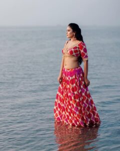Chandini Tamilarasan Instagram - 1 or 2 , which one is your fav ❤️ ?

📸 - @charran_lif 
Outfit designed by - @prernaguptascouture 
Makeup - @mua_supriya 
Hair - @prem_hairstyle 

#trending #trendingnow #chandinitamilarasan #chandini #kollywood #tollywood #southactress #actress #india #lehenga #photography #hotmodel #beachphotography #2022 #actor #southmovies #tamil #tamilcinema