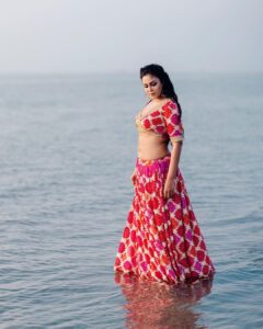 Chandini Tamilarasan Instagram - 1 or 2 , which one is your fav ❤️ ?

📸 - @charran_lif 
Outfit designed by - @prernaguptascouture 
Makeup - @mua_supriya 
Hair - @prem_hairstyle 

#trending #trendingnow #chandinitamilarasan #chandini #kollywood #tollywood #southactress #actress #india #lehenga #photography #hotmodel #beachphotography #2022 #actor #southmovies #tamil #tamilcinema