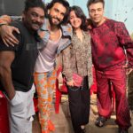 Charmy Kaur Instagram - In totally totally love with ur energy and warmth @ranveersingh amazing vibe on the sets of #rockyaurranikipremkahani .. this one is a sure shot hit @karanjohar 💃🏼💃🏼🤗🤗👌👌