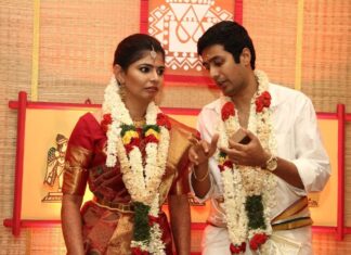 Chinmayi Instagram - This was at our engagement 😂 This is the MOST me expression. KoNashtaing. Whichever way I wanted. My mother deigned to share photos from my engagement only now after all these years 😂 Sadly I have no video from my wedding though. Its gone for good. Poor Rahul wonder how he tolerates me 🥲🤣😉