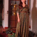 Dia Mirza Instagram - Another beautiful maxi dress handcrafted and made sustainably by Punit Balana. Thank you Punit for your art and your heart 💚🐘🐯🌏 And thank you Spice Village for making our stay sustainable, comfortable and memorable. Outfit Courtesy @punitbalanaofficial Earrings courtesy @silverstreakstore Styled by @theiatekchandaney Assisted by @jia.chauhan Photos by @shinu_photography_ Location @spicevillage_cghearth #SustainableFashion #SlowFashion #SDGs #GlobalGoals #ForPeopleForPlanet #ClubNature #ForeverWild Periyar, Thekkady