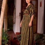 Dia Mirza Instagram - Another beautiful maxi dress handcrafted and made sustainably by Punit Balana. Thank you Punit for your art and your heart 💚🐘🐯🌏 And thank you Spice Village for making our stay sustainable, comfortable and memorable. Outfit Courtesy @punitbalanaofficial Earrings courtesy @silverstreakstore Styled by @theiatekchandaney Assisted by @jia.chauhan Photos by @shinu_photography_ Location @spicevillage_cghearth #SustainableFashion #SlowFashion #SDGs #GlobalGoals #ForPeopleForPlanet #ClubNature #ForeverWild Periyar, Thekkady