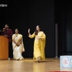 Dia Mirza Instagram - It only takes one ‘Dia’ to light up an entire room!🌟🌸 Sharing with you a few glimpses from our recently organized PU Talks edition with the guest speaker, Ms. Dia Mirza. From being a phenomenal actress to an active advocate for the environment as well as human rights, Ms. Dia Mirza has done it all with great poise. The PU Talks session consisted of an interactive Q & A segment where our students had the opportunity to discuss important issues and their solutions with the guest. A few students even came up with handmade gifts, art, and self-written poems for her. She then ended the session with an appeal to the youth about being more aware of the importance of environmental conservation. It was filled with love, laughter, learning, and some tears of joy with the big-hearted diva, Dia!❤ #diamirza #5thPUConvocation #paruluniversity #PUTalks Vadodara, Gujarat, India