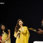 Dia Mirza Instagram - It only takes one ‘Dia’ to light up an entire room!🌟🌸 Sharing with you a few glimpses from our recently organized PU Talks edition with the guest speaker, Ms. Dia Mirza. From being a phenomenal actress to an active advocate for the environment as well as human rights, Ms. Dia Mirza has done it all with great poise. The PU Talks session consisted of an interactive Q & A segment where our students had the opportunity to discuss important issues and their solutions with the guest. A few students even came up with handmade gifts, art, and self-written poems for her. She then ended the session with an appeal to the youth about being more aware of the importance of environmental conservation. It was filled with love, laughter, learning, and some tears of joy with the big-hearted diva, Dia!❤ #diamirza #5thPUConvocation #paruluniversity #PUTalks Vadodara, Gujarat, India