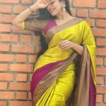 Divya Bharathi Instagram - My love for saree isn’t ending🤎 Beautiful earrings from @desire_collective