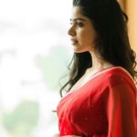 Divya Bharathi Instagram - ❤️❤️ Beautiful outfit by @abinayadesignerstore Earrings @new_ideas_fashions Hair @vyshalisundaram_hairstylist Shot by @pk_views (Recent Fave)