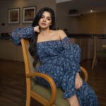 Divya Bharathi Instagram - 🤍💙 Shot by @nuraphotographyofficial Mua @crownstonebyrevathi Outfit @fab_by_faiza