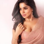 Divya Bharathi Instagram - Sparkle on, darling✨ Saree @devraagh Styling @styled_by_arundev Studio @maxxocreative Photography @plan.b.actions MUA @shibin4865