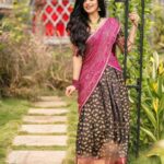 Divya Bharathi Instagram - Happy Diwali✨ COSTUME @devraagh STYLING @styled_by_arundev Photography @frames_by_nithin MUA @shibin4865 Ornaments @abharanashaala Studio @elementsoneastcoast