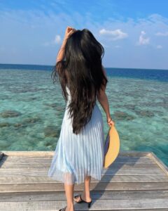 Divya Bharathi Instagram - Kinda left my heart in Maldives 🌊🏝

📸 @oasiaugustina94