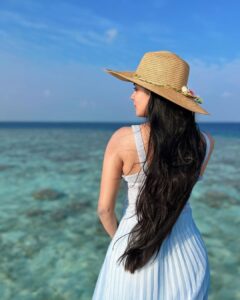 Divya Bharathi Instagram - Kinda left my heart in Maldives 🌊🏝

📸 @oasiaugustina94