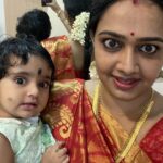 Divya Padmini Instagram - Wedding selfii #wedding #selfie #menmine #brother’s-wedding #red #saree #weddingsaree #momndaughter