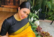 Divyanka Tripathi Instagram - Thankfully Indian formal is beautifully festive. Styled by @stylingbyvictor @sohail__mughal___ Accessories @kushalsfashionjewellery Saree @kankatala_ @allboutcommunication Pictures by @priyanka_sameer_tiwari