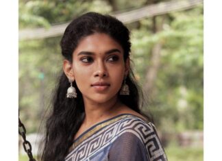 Dushara Vijayan Instagram - Shot by : @malick_shajahan @__sajid__ahamed @haizerjahan Outfit : @efwwoman திண்டுக்கல் மாநகரம்