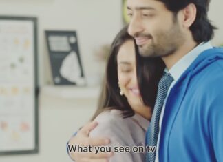Erica Fernandes Instagram - What you see vs what actually happens on set 😂🤣 @shaheernsheikh