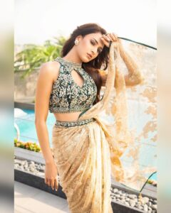 Erica Fernandes Instagram - On the cover of @fablookmagazine Styled by @milliarora7777 Assisted by @mitushigupta Wearing @amorabybindureddy Jewels @sonisapphire Mua @dishisanghvii Hair @sunny_hairr Shot by @tanmaymainkarstudio Location @radissonblumumbaiairport Media relations - @brandnbuzz