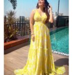 Eshanya Maheshwari Instagram - Create your own fairy tale 💛✨🧚‍♀️ Pictures credit @bhavikamaheshwari10 Outfit @ranbirmukherjeeofficial Styling @style_deintrepide Assistant @therealmadrasi Artist reputation @publiquedom #aliceinwonderland #princess #vibes #ootd #fashionista #styleblogger #eventready #esshanyamaheshwari #esshanya #Reelsinstagram #ballroomdress #yellow #💛 Delhi, India