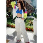 Eshanya Maheshwari Instagram - She is about that pepper, that blue cheese 💙 Thanks to my dearest @bhavikamaheshwari10 for such great pictures ❤️ #airportlook #ootd #travelfashion #esshanyamaheshwari #esshanya Delhi, India