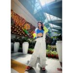 Eshanya Maheshwari Instagram - She is about that pepper, that blue cheese 💙 Thanks to my dearest @bhavikamaheshwari10 for such great pictures ❤️ #airportlook #ootd #travelfashion #esshanyamaheshwari #esshanya Delhi, India