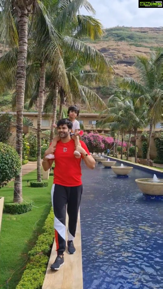 Ganesh Venkatraman Instagram - Sundays are for exploration with my Mischevious partner 😉😉 who luckily has similar interests like me nature, fresh air & discovering new places ❤️❤️ Location: @dellaadventureandresorts #daddydaughter #SundayFunday #SamairaGanesh